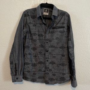 SPLIT mens long sleeve shirt size M excellent condition